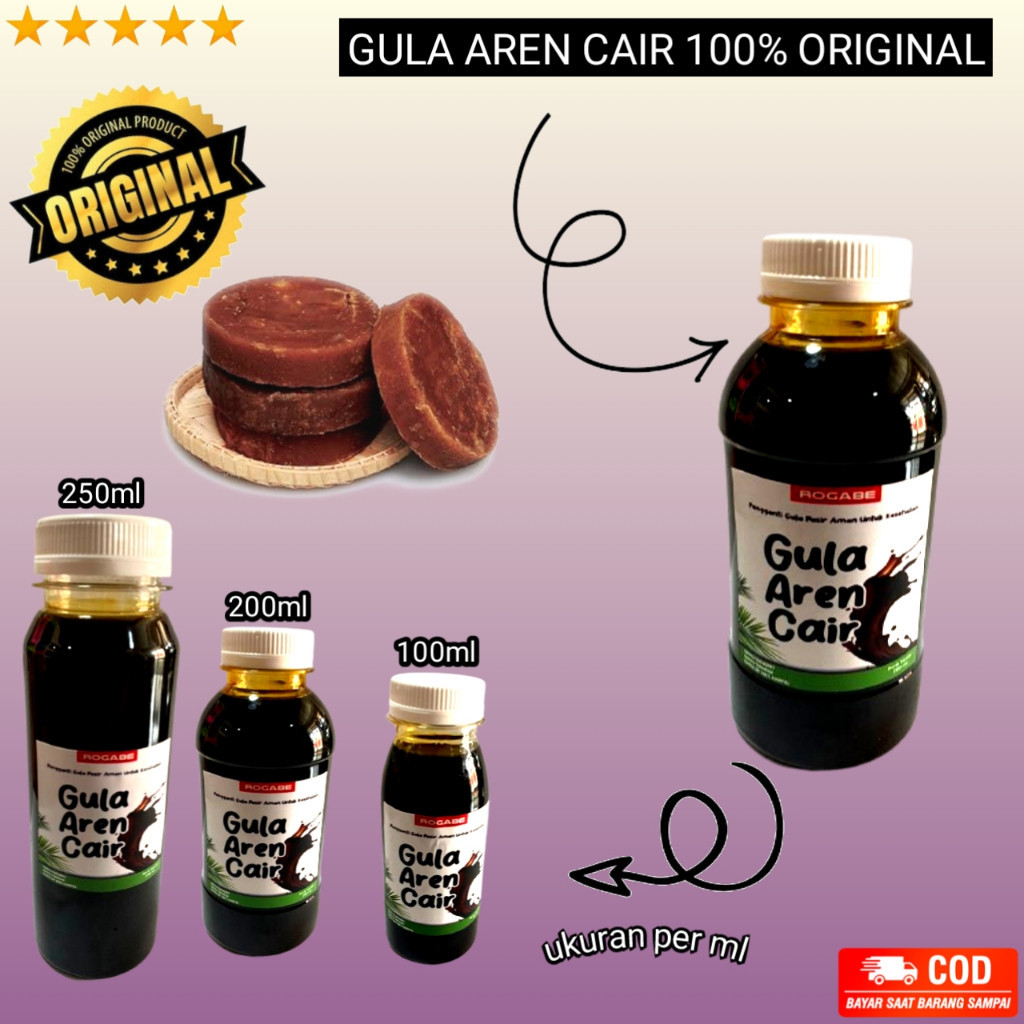 

Gula Aren Cair - 100% Asli Tanpa Campuran - Gula Aren - M A