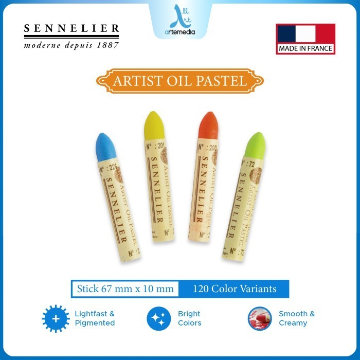 

promo ✨ -Sennelier Artist Oil Pastel Color Stick Standard Size