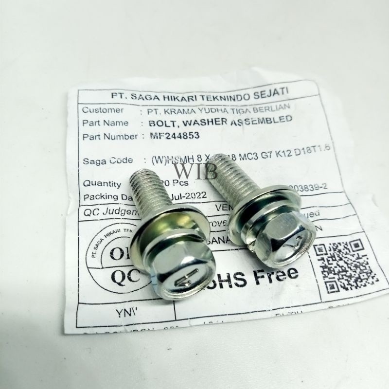 

BAUT 12 PUSTEP ANTI COPOT DOBEL RING ORIGINAL BAUD BESI PIJAKAN KAKI BAWAH MOTOR Grosir