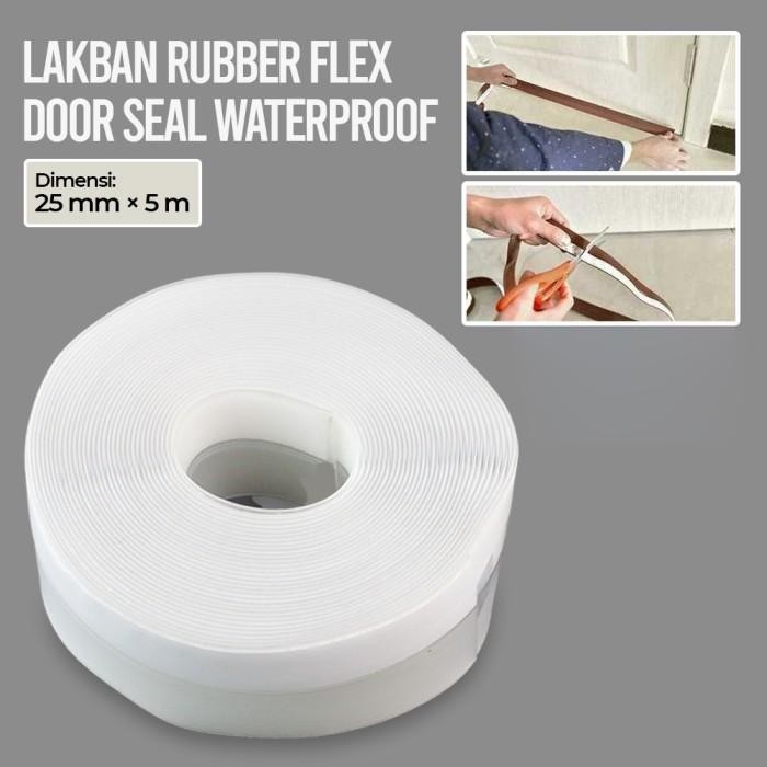 

Alloet Lakban Rubber Flex Door Seal Strip Bottom Waterproof - TP39