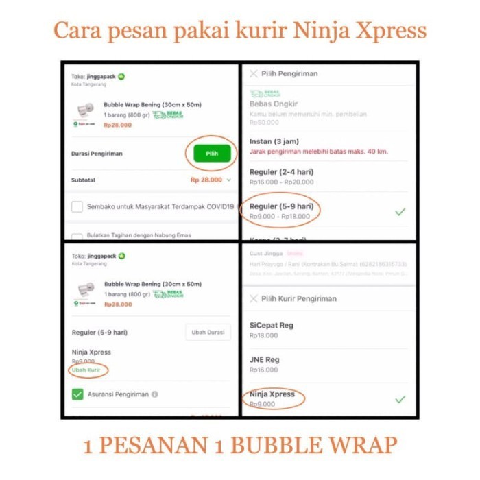 

Bubble Wrap Hitam 30cm x 50m - Hitam,