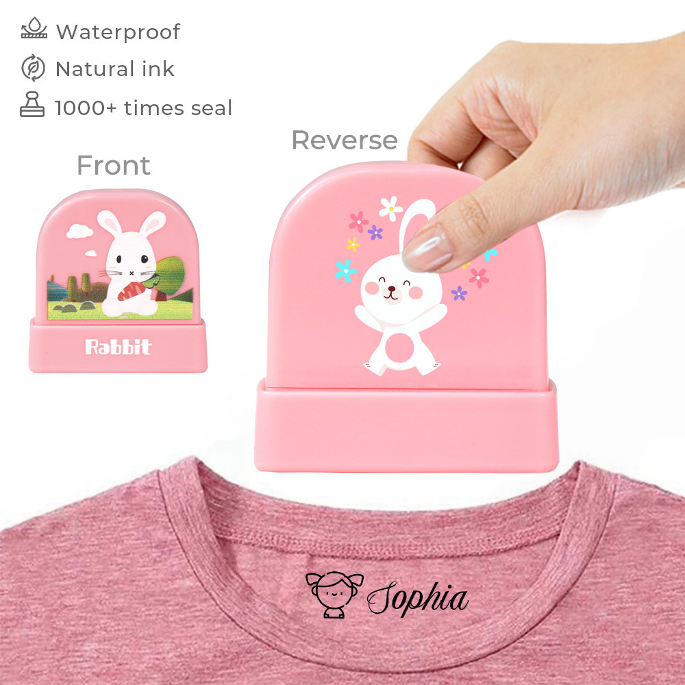 

Custom Name Animal Giraffe Stamp For Clothing Kids Students Stamp Seals Name Personalized Stamp Name For Boy And Girl