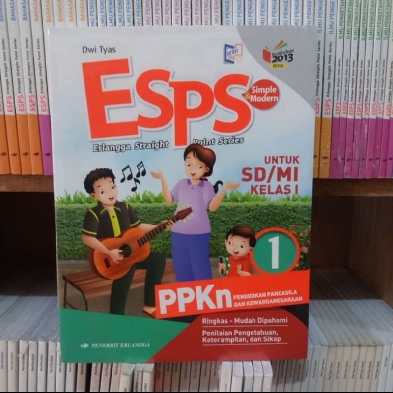 Buku SD ESPS PPkn Kelas 1 Erlangga