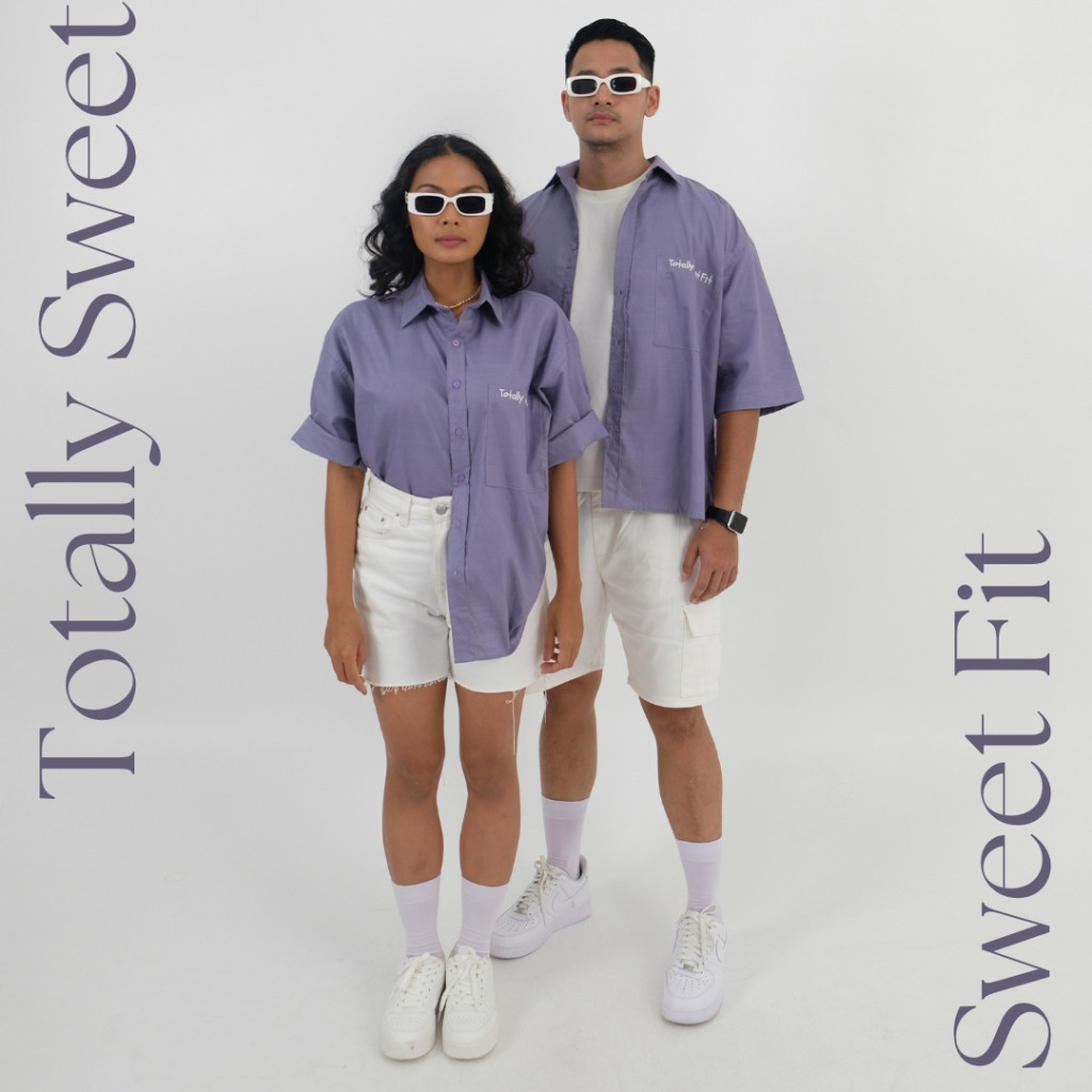 Kemeja Oversized TSF Lilac (Oversized Shirt Lilac)