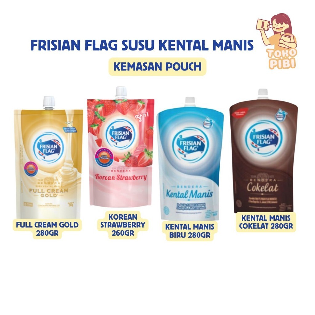 

Frisian Flag Susu Kental Manis kemasan pouch 280gr