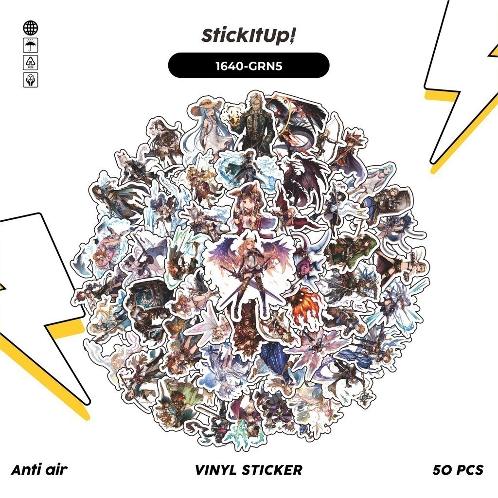 

COD✨ 100 Pcs Stiker GRANDBLUE FANTASY CHARACTER 05 Lucu Anti Air Untuk Dekorasi Notebook Sepeda Skateboard Handphone DIY