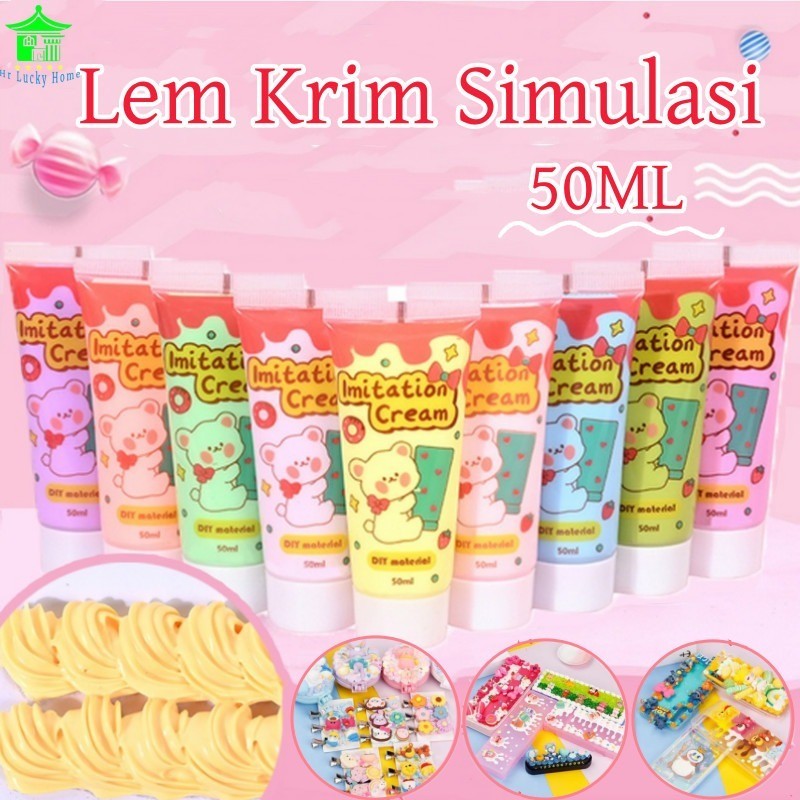 

50ml Diy Deco Cream Fake Whipped Cream Simulation Cream Cream Untuk Deco DIY Fake Cream