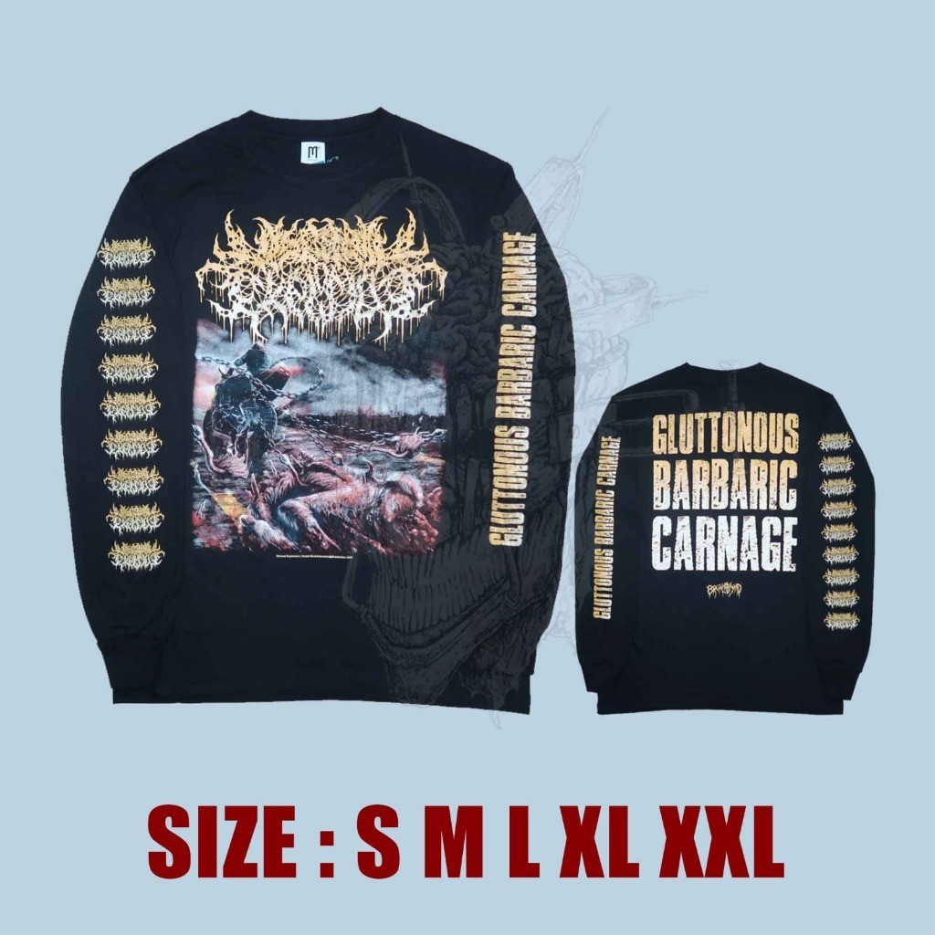 ORIGINAL LS - VISCERAL EXPLOSION - Gluttonous Barbaric Carnage