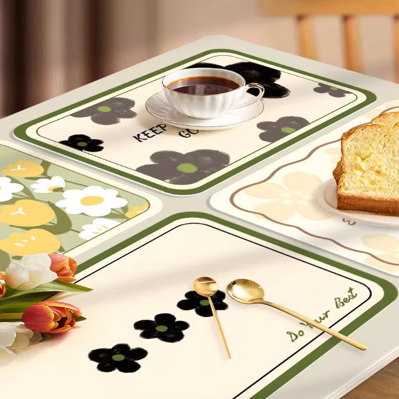 Alas Tatakan Piring Gelas Panci Alat Makan/Alas Tatakan Piring Meja Makan Table Material Tahan Panas