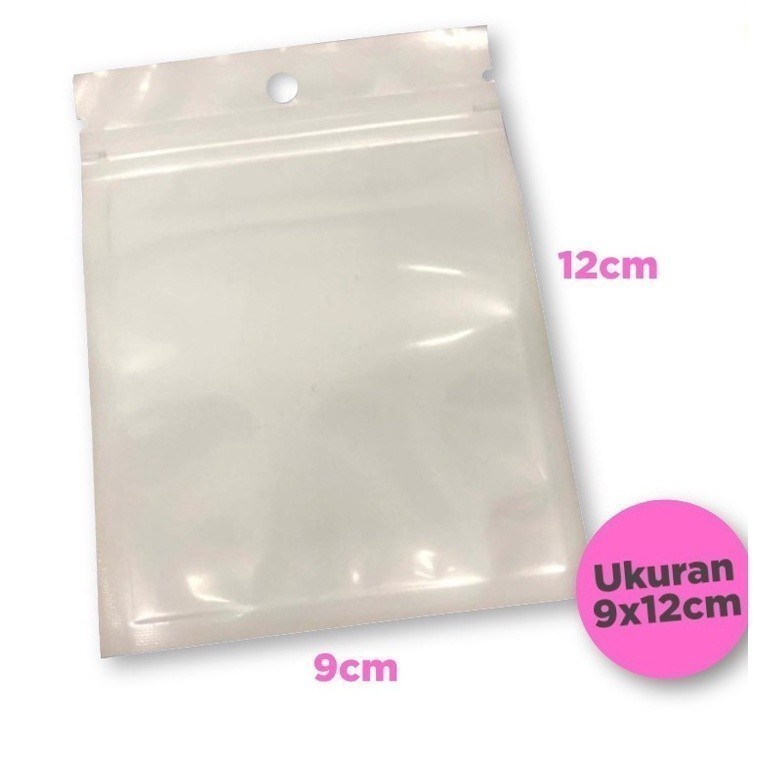 

100pcs Plastik Klip Display 9x16 Ziplock