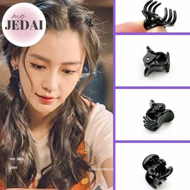 (MYJEDAI) 1 PCS JEPITAN RAMBUT JEDAI MINI 1,5cm / JEPIT HITAM MINI / JEPIT PONI
