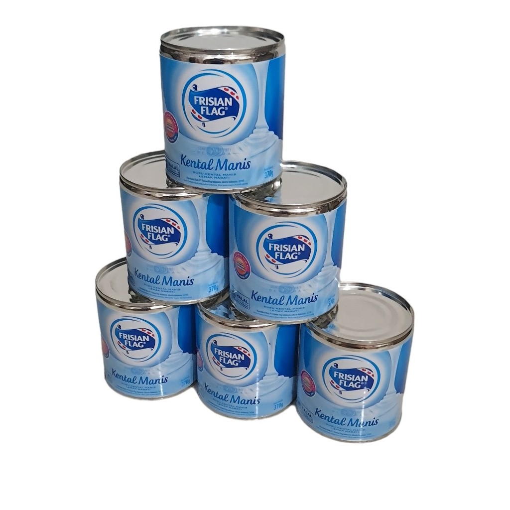 

Susu Kental Manis Frisian Flag Bendera SKM full cream Kaleng 370 Gram (Satuan)