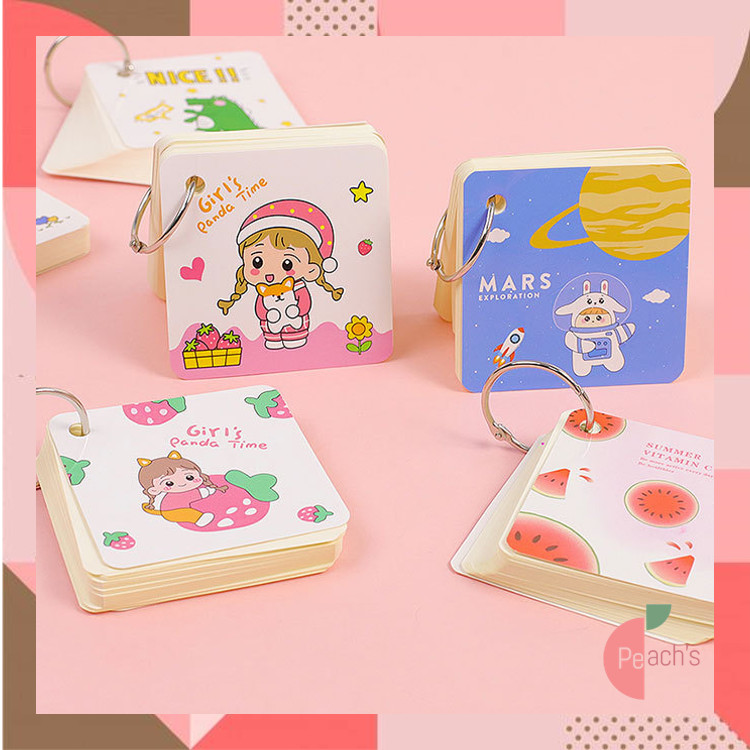 

PEACHs - S6339 Notepad Portable / Mini Notes Karakter Kartun