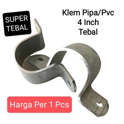 Klem Pipa Besi 4” inch Sanshan Tebal/Klem Pipa Tebal/Klem pipa Kuat Berkualitas
