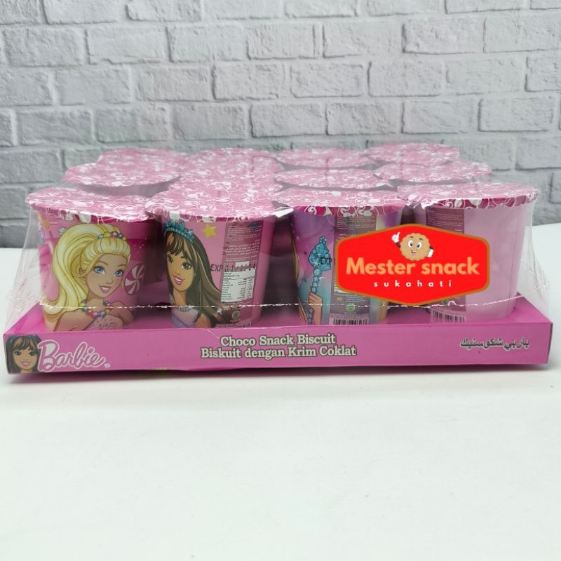 

Barbie Choco Snack Biscuit TANGGUNG (1 pack isi 12 pcs)