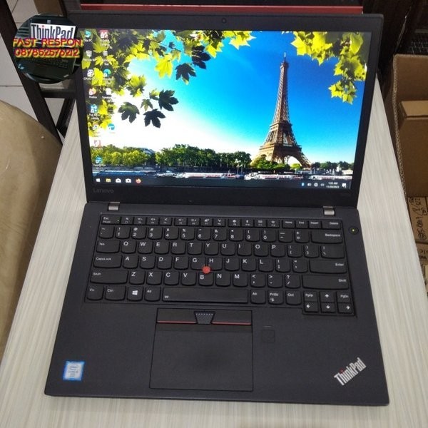 Laptop bekas Lenovo Thinkpad T470s ram 16GB ssd 256 CORE i5 Gen7