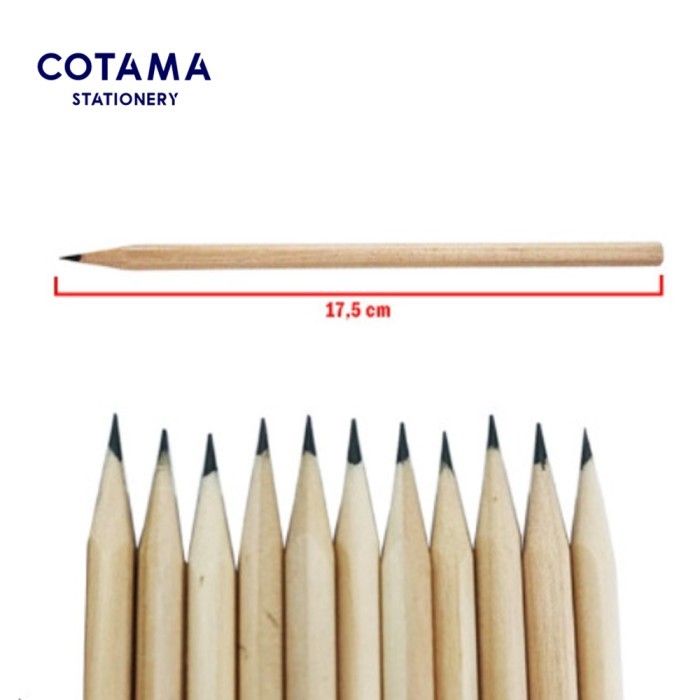 

RB Pensil Hotel Segi Enam Polos Serut Murah - 100 pcs