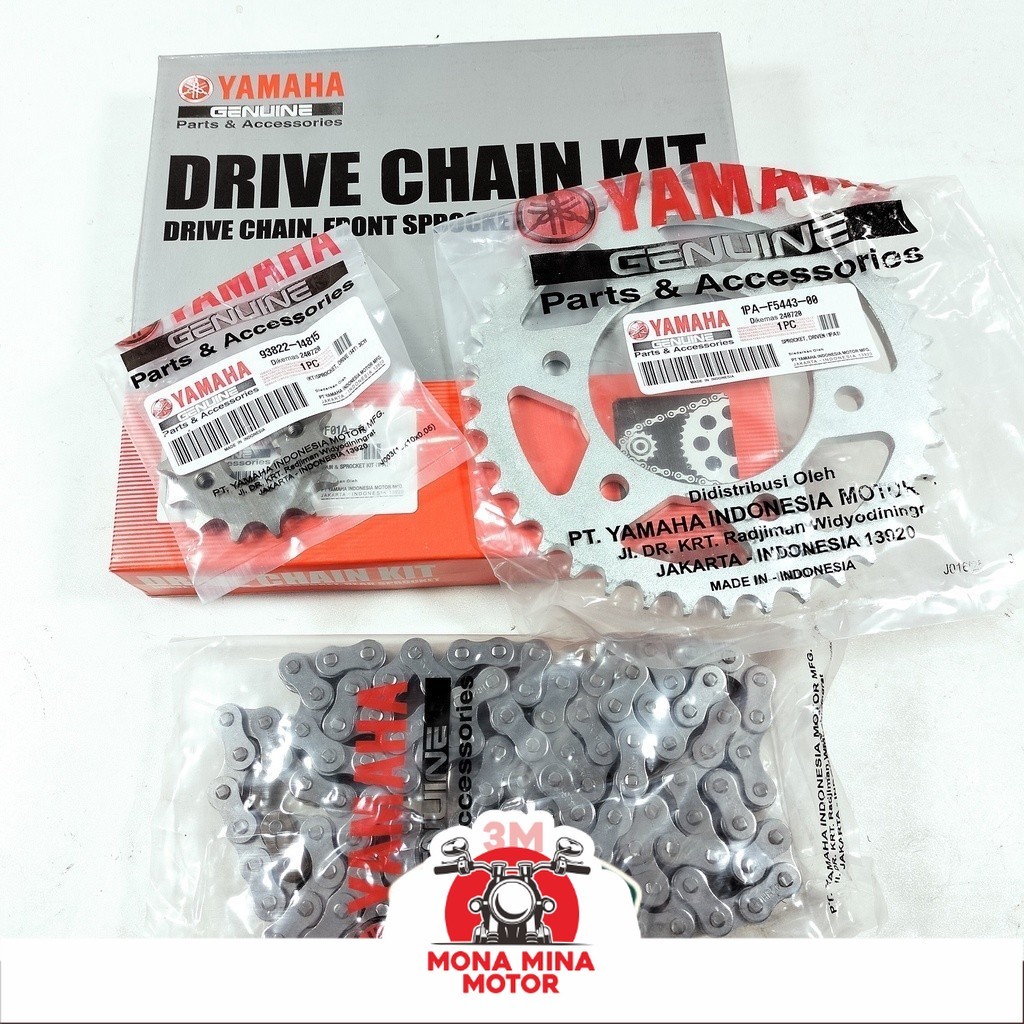 GEAR SET YAMAHA NEW VIXION / GEAR SET VIXION NEW KODE PART 1PA Ori