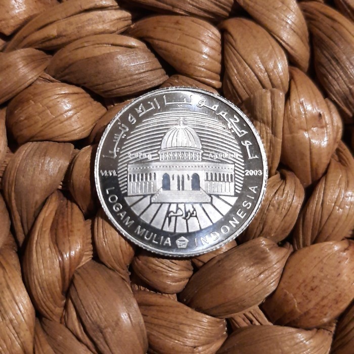 LOGAM MULIA KOIN PERAK MURNI 1 Dirham Antam not Wakala IMN Fine Silver Coin LM (RD)