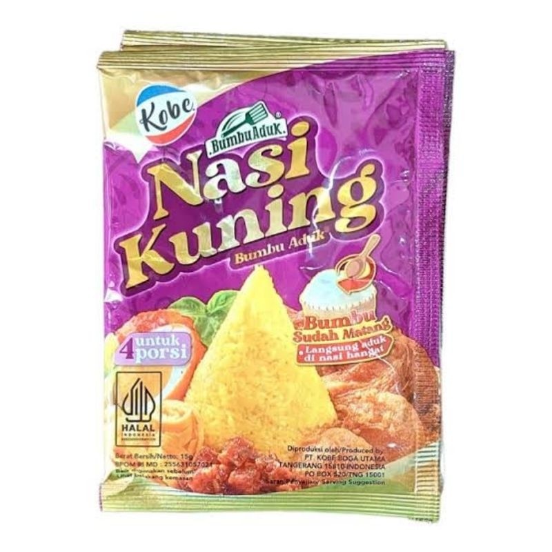 

Kobe Bumbu Nasi Kuning Sachet