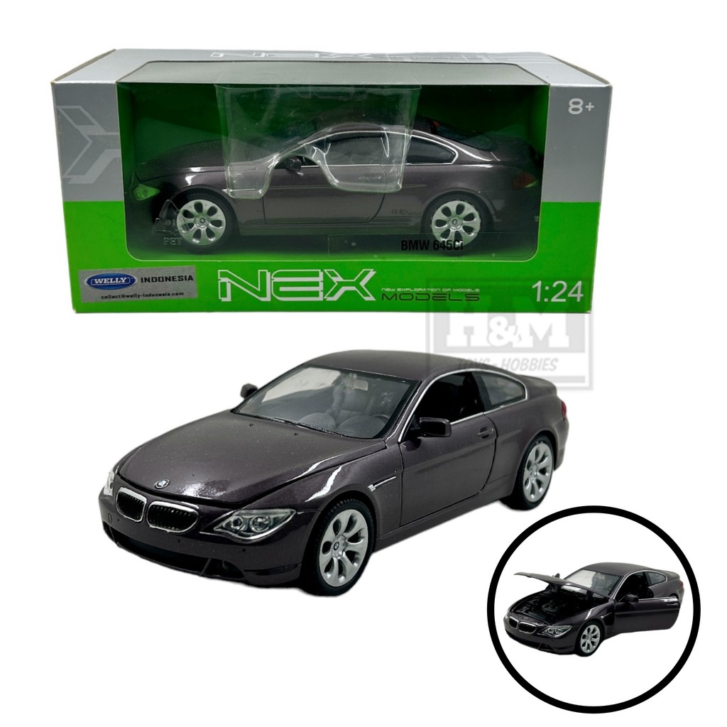 Welly NEX 1:24 BMW 645 Ci - Abu