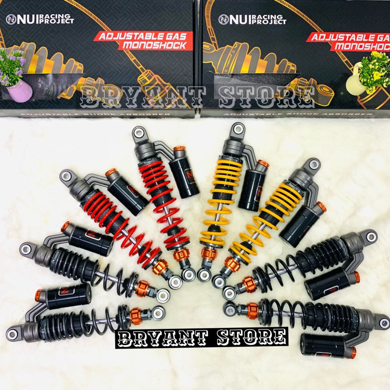 SHOCK BREAKER NUI RACING PROJECT 280MM 320MM 340MM TABUNG ATAS ORIGINAL SHOCKBREAKER JUPITER RXKING 