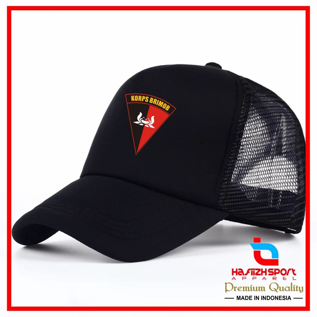 TOPI BRIMOB / TOPI JARING KORPS BRIMOB PREMIUM