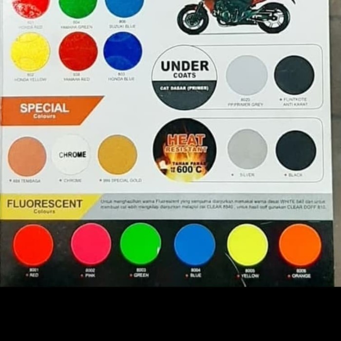 DITON Pilox Flourescent Fluorescent Yellow Green Red Orange Pink Pylox