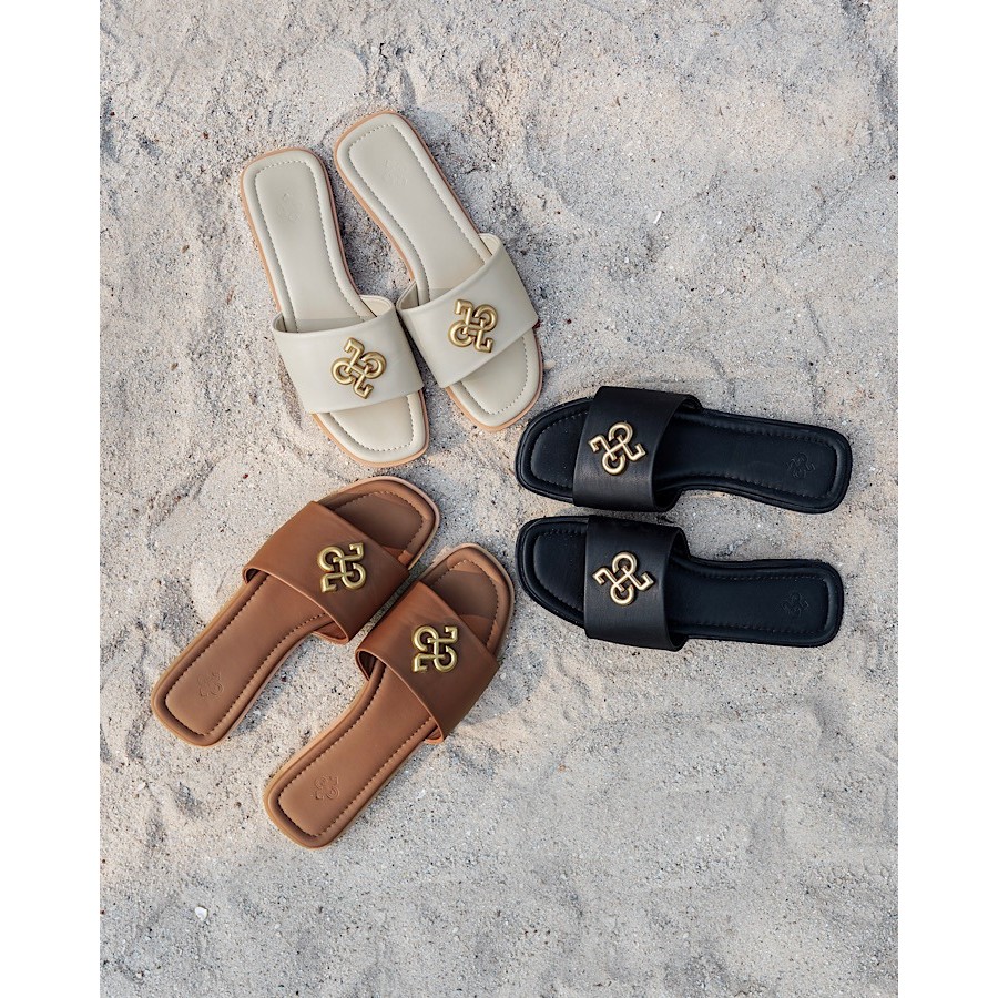 Heaven Lights - Estelle Flat Sandals - Sandal Flat Wanita Selop