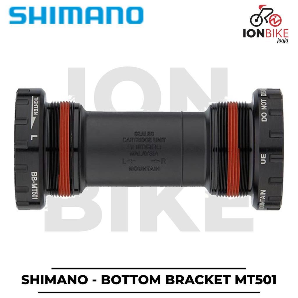 Bottom Bracket Shimano MT501 Terbaru BBMT501 Hollowtech 2 BSA Drat BB HT2 Hollow Tech 2 HT Sepeda MT