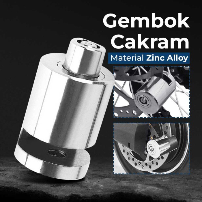 

Moto Lock Kunci Gembok Rem Roda Cakram Sepeda Motor Zync Disc Lock