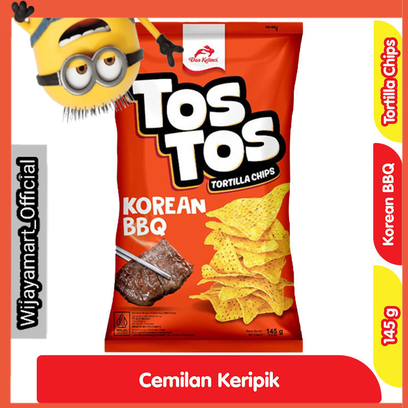

Tos Tos Keripik Tortilla Barbekiu Korea 145 g