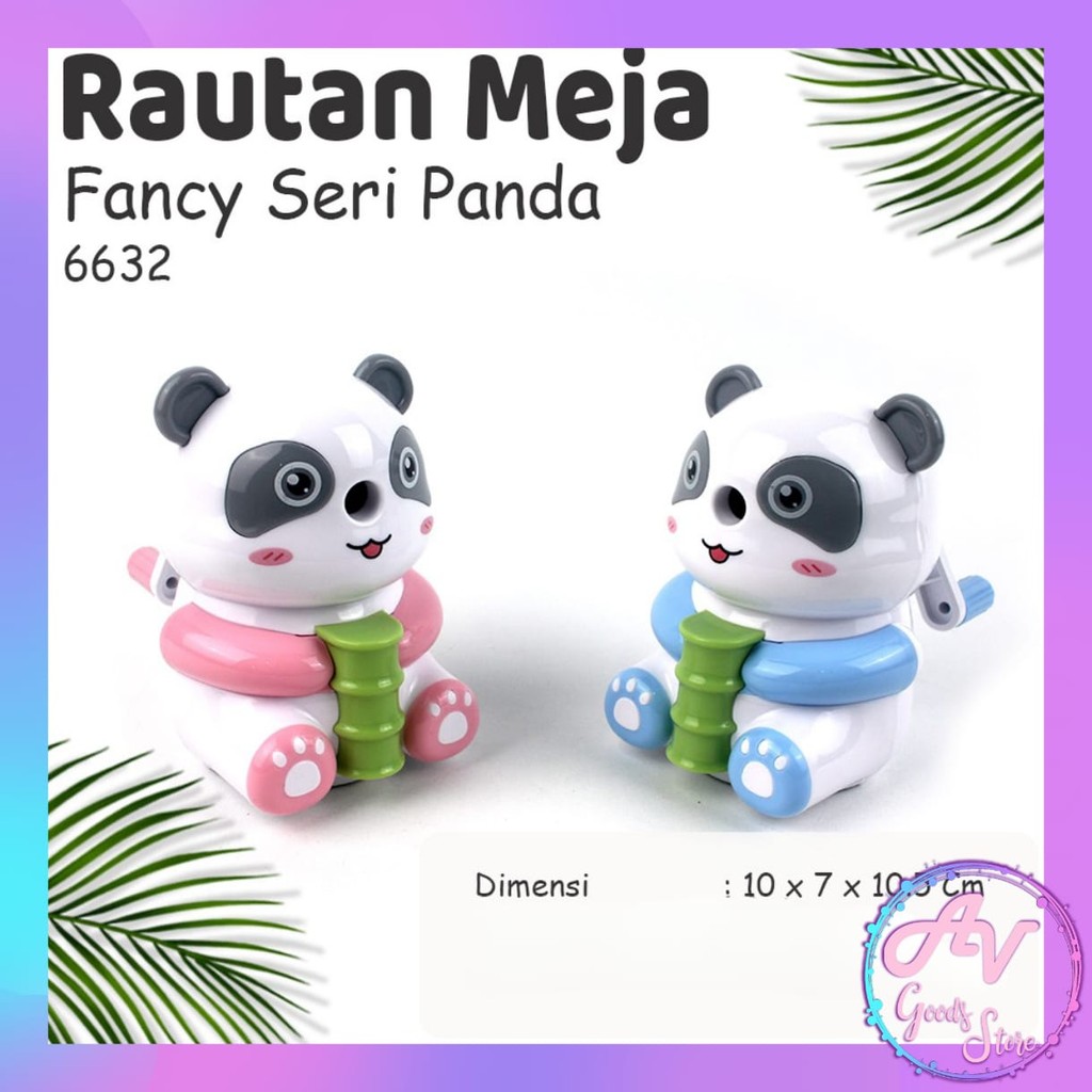 

Rautan Meja Panda 6632 / Serutan Pensil / Rautan Putar Duduk Fancy Lucu