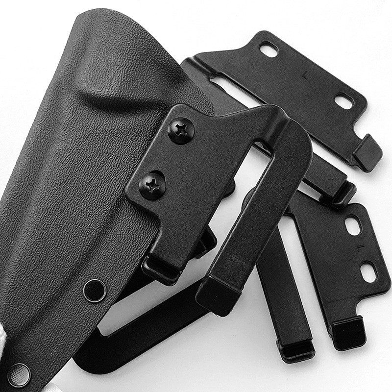 1pair Kydex IWB Holster Clips K Sheath Waist Clip Kydex Knife Scabbard Waist Clip Parts KYDEX Making