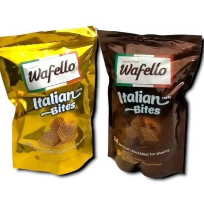 

Wafello Italian Bites Pouch ( Isi 10 x 9.75 Gram )