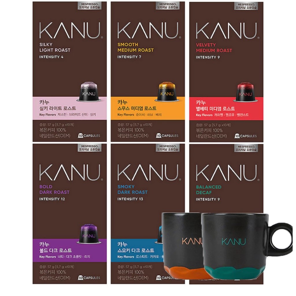 Kanu Coffee Capsule Mesin Nespresso Kopi Kapsul Korea 1 Box Isi 10