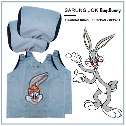 Sarung jok / Baju jok mobil abu bugs bunny