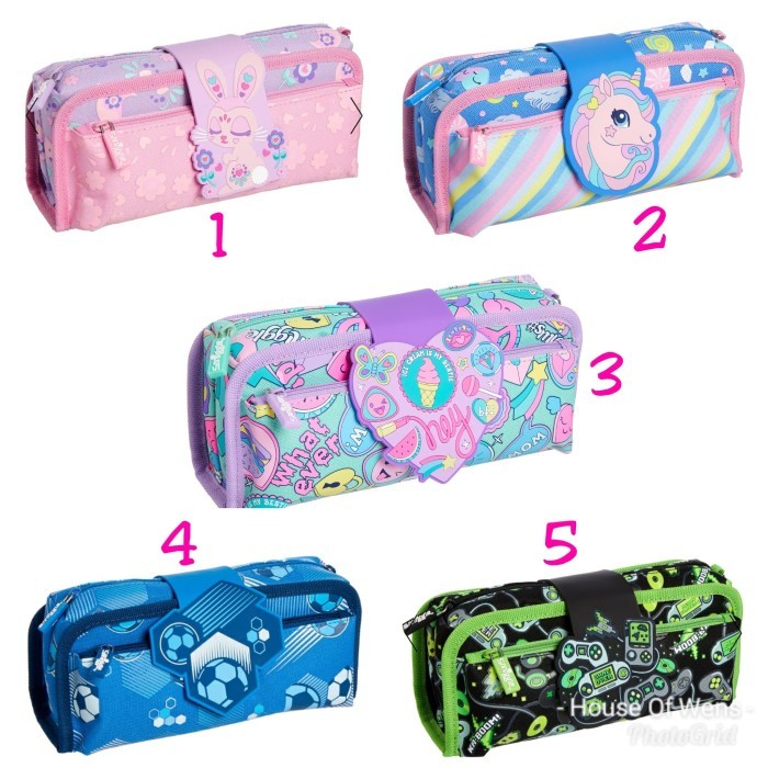 

[Best] SMIGGLE DEJA VU UTILITY PENCIL CASE - TEMPAT PENSIL SMIGGLE - Biru