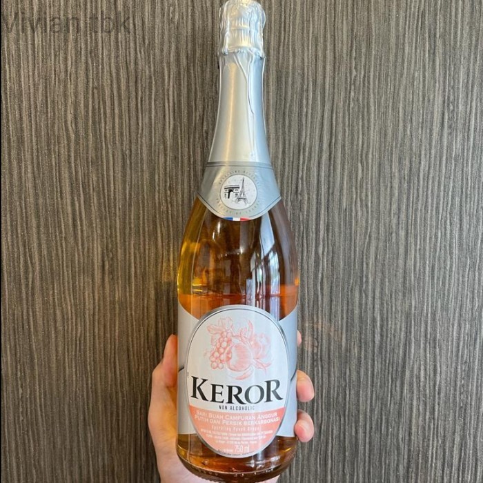 vv PROMO KEROR Sparkling Red Grape Juice - Peach Grape