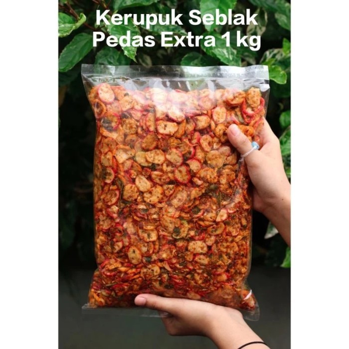 

BEST SELLER Kerupuk seblak bantet Pedas extra 1kg Gurih