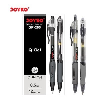 

Joyko Q-Gel GP 265 Gel Pen (isi 12 pcs) - Hitam