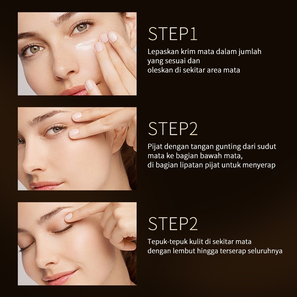100% AsliKrim Mata Anti Keriput Kantung mata Perawatan Kulit Anti-krim kantung mata