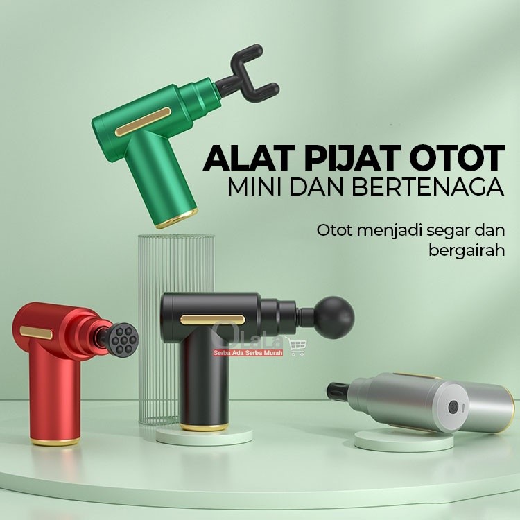 ALAT PIJAT MINI / GUN MASSAGE MINI MULTIFUNGSI ALAT PIJAT TERAPI PIJAT NYERI OTOT ALAT PIJAT WANITA 