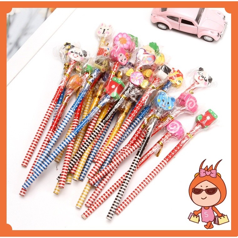 

Reseller Welcome - S5691 Pensil Ada Penghapus Karakter Unik Lucu / Pensil Penghapus / Pensil Karakter + Penghapus Pensil Lucu / Pensil Fancy Souvernir