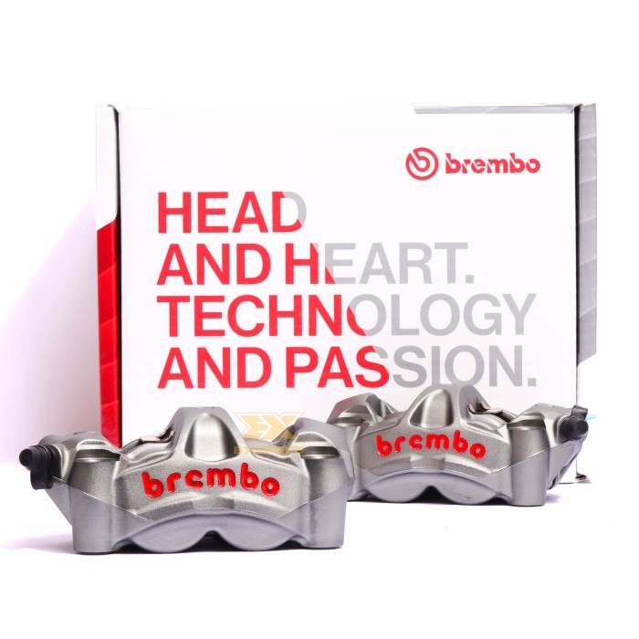 KALIPER BREMBO RADIAL M50 MONOBLOCK MONOBLOK BRAKE CALIPER SET PITCH 100MM RIGHT LEFT KANAN KIRI 220