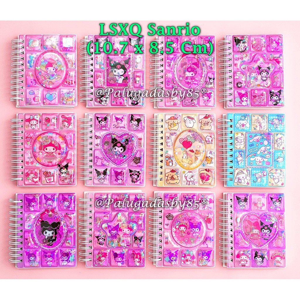 

(1 Biji) Spiral Note Book Sanrio A7 57 Lembar 10.7*8.5 / Spiral Notes GXIMP LSXQ Sanrio Timbul Air