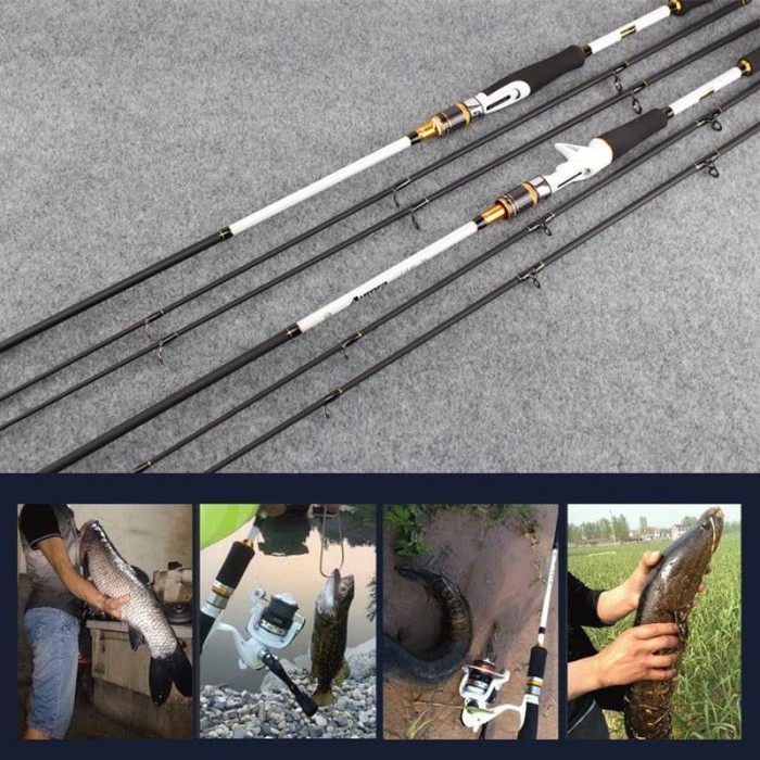 M&MH Joran Pancing Dua Ujung Bahan Carbon Fiber Panjang 2.1m Kekuatan