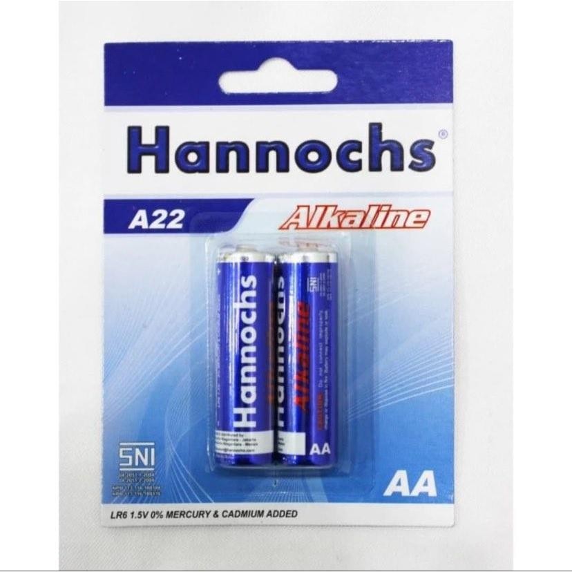 Baterai / Battery Hannochs Alkaline A22 AA/Alkaline A32 AAA/HBC A2 / HBC A3