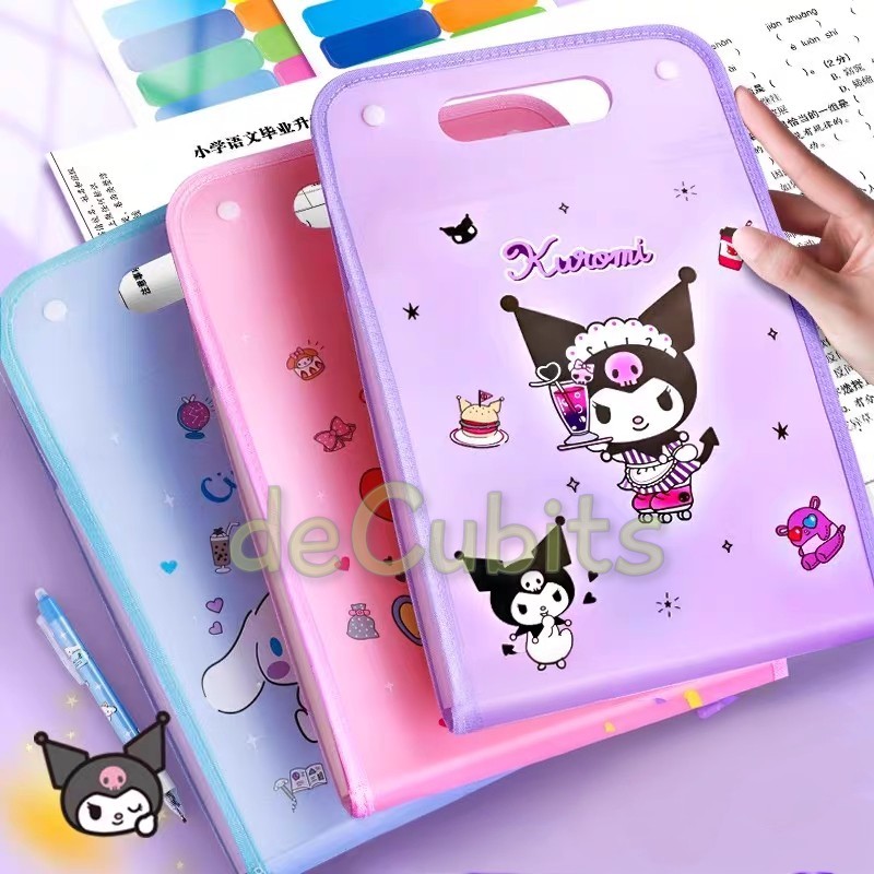 

DC Map file holder sekat tas les Kuromi My Melody Cinnamoroll