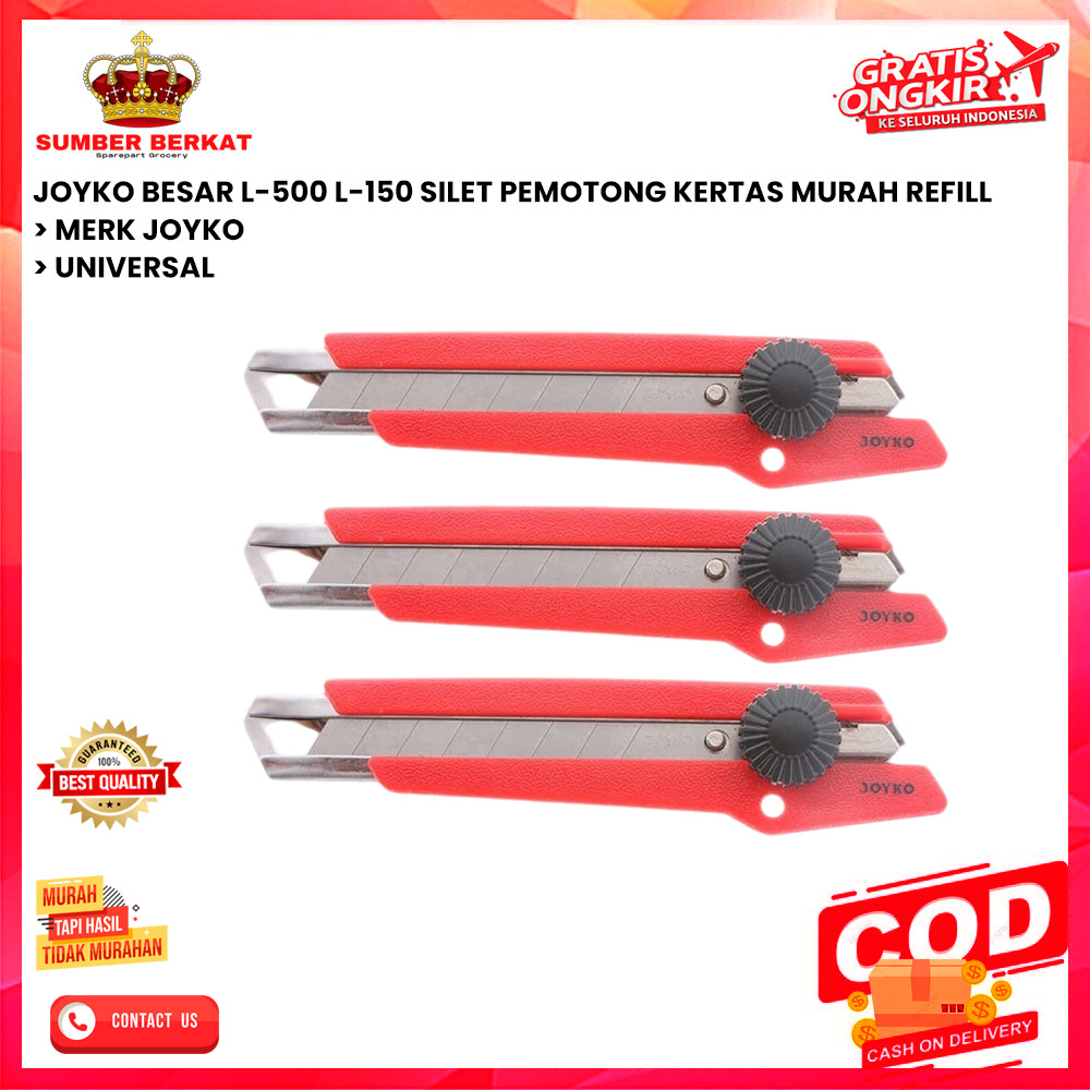 

JOYKO BESAR L-500 L-150 SILET PEMOTONG KERTAS MURAH REFILL [SB]